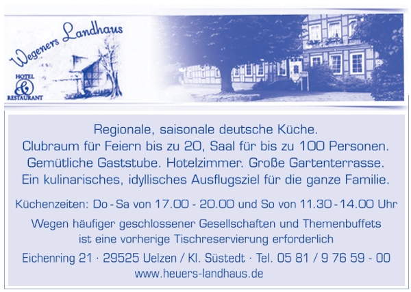 Wegeners Landhaus