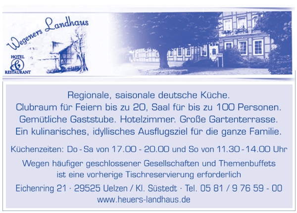 Wegeners Landhaus